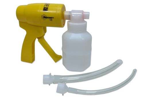 Rescuer® Manual Vacuum Pump with adult and child catheter
