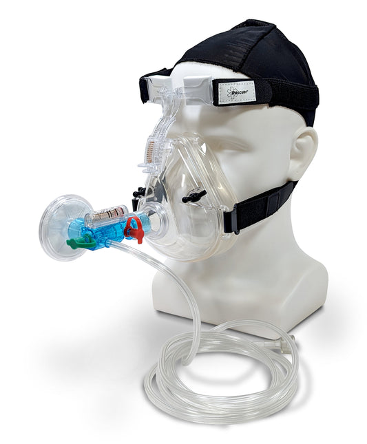 Rescuer® II 8800 - Compact CPAP system with adjustable large CPAP mask